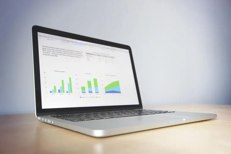 Laptop on a clean office desk, representing a small business laptop buying guide for 2026